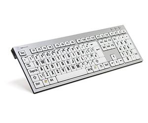LogicKeyboard Tastiera LKB-LPRNTBW-AJPU-UK nero/bianco