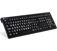 LogicKeyboard XL-Print Bianco su Nero fr. (PC/Nero) NEW