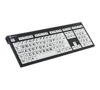 LogicKeyboard - XL Print, Cablato, USB, Nero, PC / server, Universale, Standard - SPEDIZIONE GRATUITA