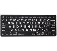 LogicKeyboard XL-Stampa Bianco su Nero Tedesco (Mac/BT) NEW