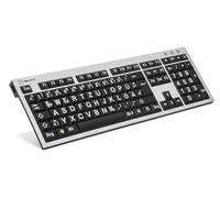 Logickeyboard XLPrint Full-size 100% Verkabelt USB QWERTZ LKB-LPRNTWB-AJPU-DE