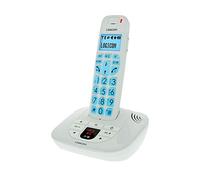Logicom Confort 155T - Telefono fisso senza fili con segreteria telefonica, colore: Bianco