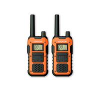 Logicom Extreme Walkie Talkie Ricaricabile, IP68 Waterproof, 2000 mah batterie, Canale 16 Ricetrasmittenti PMR, Radio Trasmittenti Kit Sopravvivenza - Set di 2