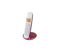 Logicom Telefono Cordless Fisso - Logicom - Dect Iloa 150 Solo - Lampone - Senza