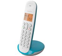 Logicom - Iloa 150 - Telefono Cordless - DECT - Senza Segreteria Telefonica - Compatibile con Box Internet - Autonomia Lunga - Funzione Vivavoce - Turchese