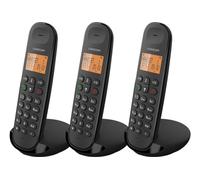 Logicom ILOA 350 Telefono Fisso Wireless Senza Risponditore - Trio - Telefoni analogici e DECT - Nero