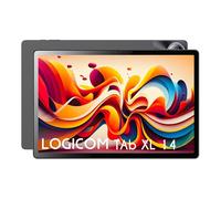 LOGICOM Tab XXL 14 Tablet Android 15, 14 pollici, 128 GB, con cover a libro | Display IPS 1920 x 1200, octa-core 1,6 GHz, 4 GB di RAM, batteria da 8000 mAh, Wi-Fi 5: ideale per film, studio e lettura