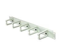 LOGILIGHT 48,3 CM, 1 He Kabelführungspanel 48,26 (19") Plastikringen 5 CM, Colore: Grigio