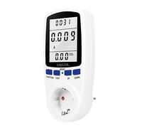 LogiLight LogiLink EM0003 - Misuratore dei Costi energetici Premium con Maggiore Protezione da Contatto, Portata Fino a 3680 W, tariffa di Corrente Regolabile (Cent/kWh)