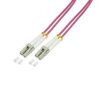 LOGILIGHT Patch Fibra Ottica OM4, 50/125 µm, LC/LC, 5 M