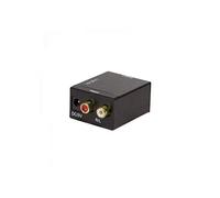 logililogilink ca0102 coassiale e Ottico Toslink analogico l/r Audio Converter, elettromagnete ISCH Rumore Libero Trasferimenti Nero NK coassiale e Ottico Toslink analogico Nero