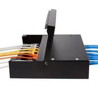 Logilink 057294 Pannello di Distribuzione 8 o 12 Porte Keystone Nero