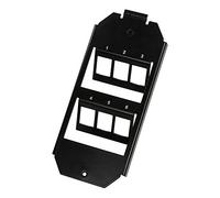 Logilink 061475 Modulo 6 Keystone per Scatola Derivazione 165 mm Nero