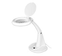 LOGILINK WZ0059 - Lampada con lente di ingrandimento, a LED, Ø 100 mm lente in vet