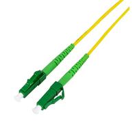 LOGILINK FPSLC02 - Cavo patch Simplex in fibra ottica, SM OS2, LC/APC - LC/APC, 2 m