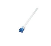 LogiLink 10m Cat6 U/UTP RJ45 cavo di rete Bianco U/UTP UTP (LogiLink SlimLine - patchkabel - 10 m) NEW