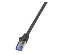 LogiLink 15 m Cat7 S/FTP cavo di rete Nero S/FTP [S-STP] (LogiLink PrimeLine - patchkabel - 15 m) NEW