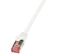 LogiLink 1m Cat.6 S/FTP cavo di rete Bianco Cat6 S/FTP [S-STP] (Logilink, Patch Cable Cat.6 S/FTP whit) NEW