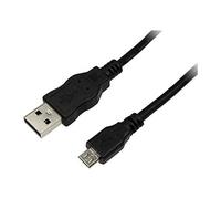 LogiLink 1m USB A-USB Micro B cavo USB Micro-USB B Nero