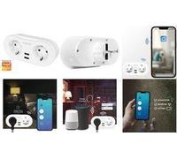 Logilink 2 punti Wi-Fi intelligenti bianchi