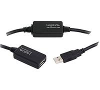 LOGILINK UA0147 - Cavo USB 2.0, connettore A a presa A, amplificatore, 25 m