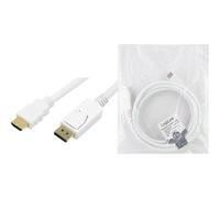 LogiLink CV0055 DisplayPort to HDMI Cable, 2 Meter Length, 2 Meter Length