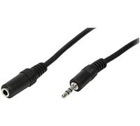 LOGILINK 3.5MM - 3.5MM, 5M CABLE DE AUDIO 3,5MM NEGRO