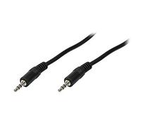 LOGILINK 3.5MM - 3.5MM, 5M CABLE DE AUDIO 3,5MM NEGRO
