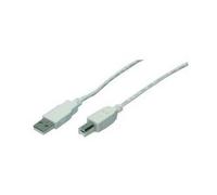 LogiLink 3m USB 2.0 cavo USB USB A USB B Grigio (LogiLink USB Cable, USB 2.0, 2x male,)