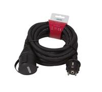 LogiLink 5m 2xSchuko Nero (Logilink, Power Cord, Extension outdoo) NEW
