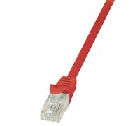 LogiLink 5m Cat.6 U/UTP cavo di rete Rosso Cat6 U/UTP [UTP] (Logilink CAT 6 PATCHKABEL 5,0 M RED)