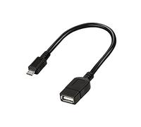 LOGILINK AA0035 - Adattatore USB 2.0, Micro B maschio > A femmina, OTG, Nero
