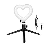 Logilink AA0155 - Treppiede LED a forma di cuore (96 LED) con 17 effetti di luce dinamici e 15 modalità colore RGB