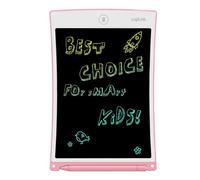 LogiLink AA0180 - Lavagna da scrivania LCD per bambini, cancellabile e riscrivibile, colore: Rosa