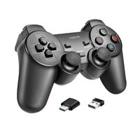 LogiLink AA0187 Wireless Gaming-Controller 2,4 GHz schwarz Reichweite 8 m PC Android PS3 (AA0187)