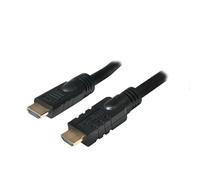 LogiLink Active HDMI Cavo ad alta velocità - Cavo HDMI con Ethernet - Connettore HDMI alla spina HDMI - 15 m - Nero - Supporto NEW