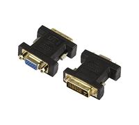 Logilink Adattatore da DVI-I a HD DSUB M/F, Nero