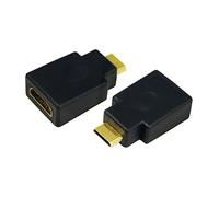 Logilink Adattatore da HDMI a Mini HDMI C F/M, Nero