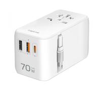 Logilink Adattatore Universale da Viaggio GaN 2x USB-A QC, 2x USB-C™ PD 70 W