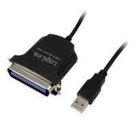LogiLink AU0003C Cavo USB 1.1, Parallelo [1x Presa Centronics - 1x Spina A USB