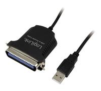 LogiLink AU0003C Cavo USB 1.1, Parallelo [1x Presa Centronics - 1x Spina A USB