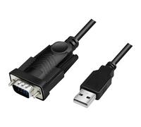 LogiLink AU0048A Seriale Adattatore [1x Spina A USB 2.0 - 1x Spina SUB-D a 9 po