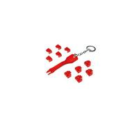 Logilink Blocca porte RJ45 rosso 10 serrature e 1 chiave