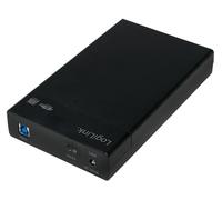 LOGILINK UA0276 - Custodia Protettiva USB 3.0 per Hard Disk SATA da 88,9 cm (3,5"), Colore: Nero