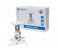 LogiLink BP0003 Supporto a soffitto per proiettore Inclinabile, Ruotabile
