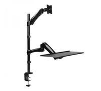 LogiLink BP0030 Supporti a parete per TV 68,6 cm [27] Scrivania Nero (Sit-stand