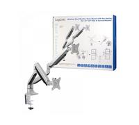 LogiLink BP0043 supporto da tavolo per Tv a schermo piatto 81,3 cm [32] Alluminio Scrivania (Mount Dual MonitoRedesk mount - 13 NEW