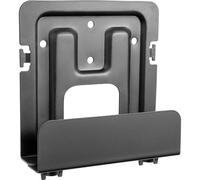 LogiLink BP0049 - Supporto universale per lettori multimediali, hard disk, cavi, decoder satellitari nero; profondità regolabile 25-39 mm