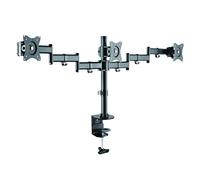 LOGILINK BP0050 - Supporto per monitor, 3 display, 13'' - 27'', 665 mm, montaggio su