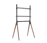 LogiLink BP0078 - Supporto per TV (49-70"), 4 gambe in legno di noce